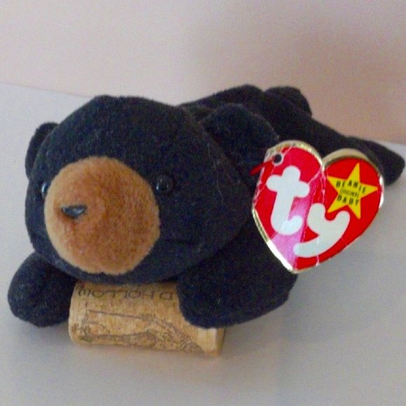 Ty Other - Blackie Black Bear Ty Beanie Babies Vintage Collectible Plush